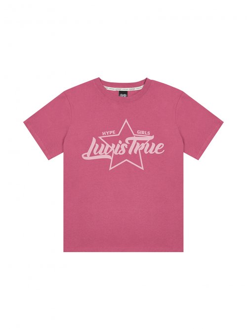 DN STAR LOGO TEE(PINK)
