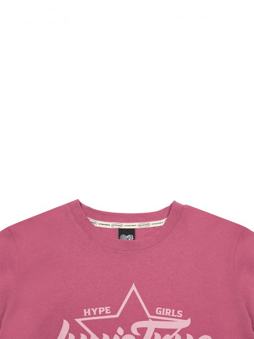 DN STAR LOGO TEE(PINK)