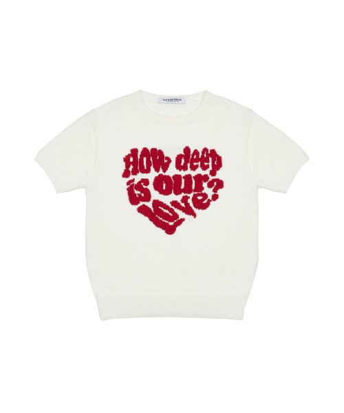 DN BOUCLE LOVE KNIT(IVORY)