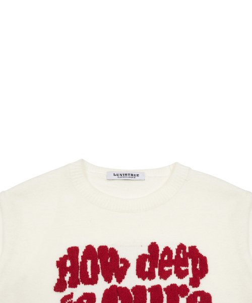 DN BOUCLE LOVE KNIT(IVORY)