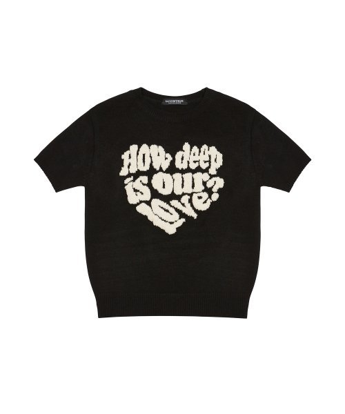 DN BOUCLE LOVE KNIT(BLACK)