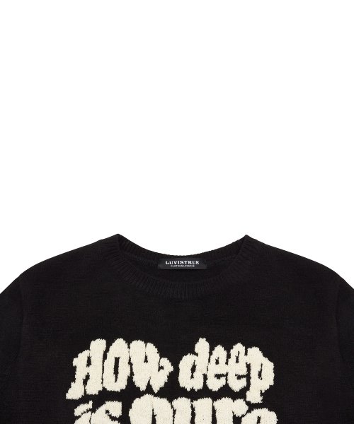 DN BOUCLE LOVE KNIT(BLACK)
