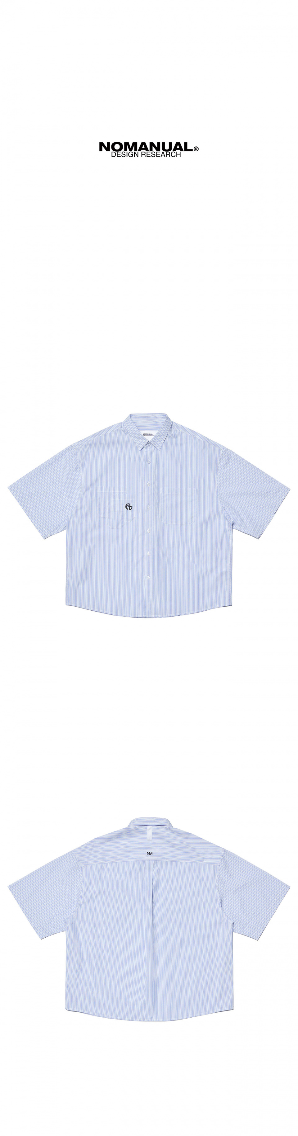 4P HALF SLEEVE SHIRT - STRIPE - nomanual