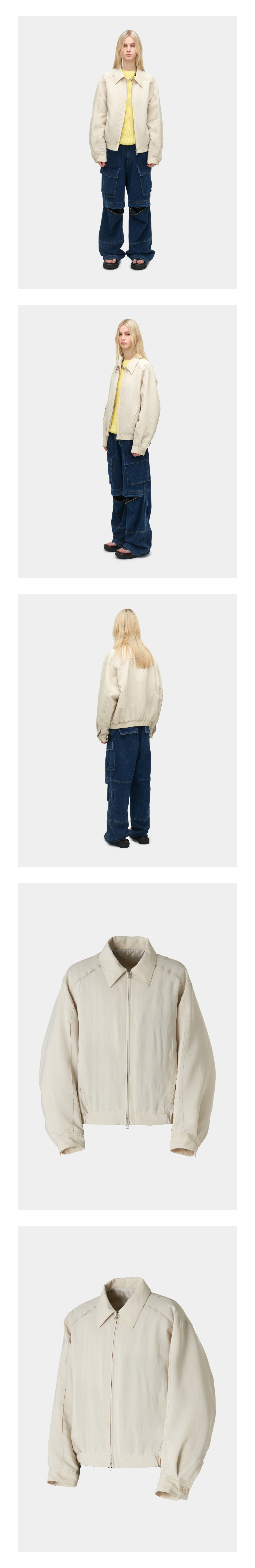 ダウンジャケット・コート codegraphy Long duffle padded beige ☆CODE GRAPHY☆HIGH-NECK RICH POCKET PADDING JUMPER