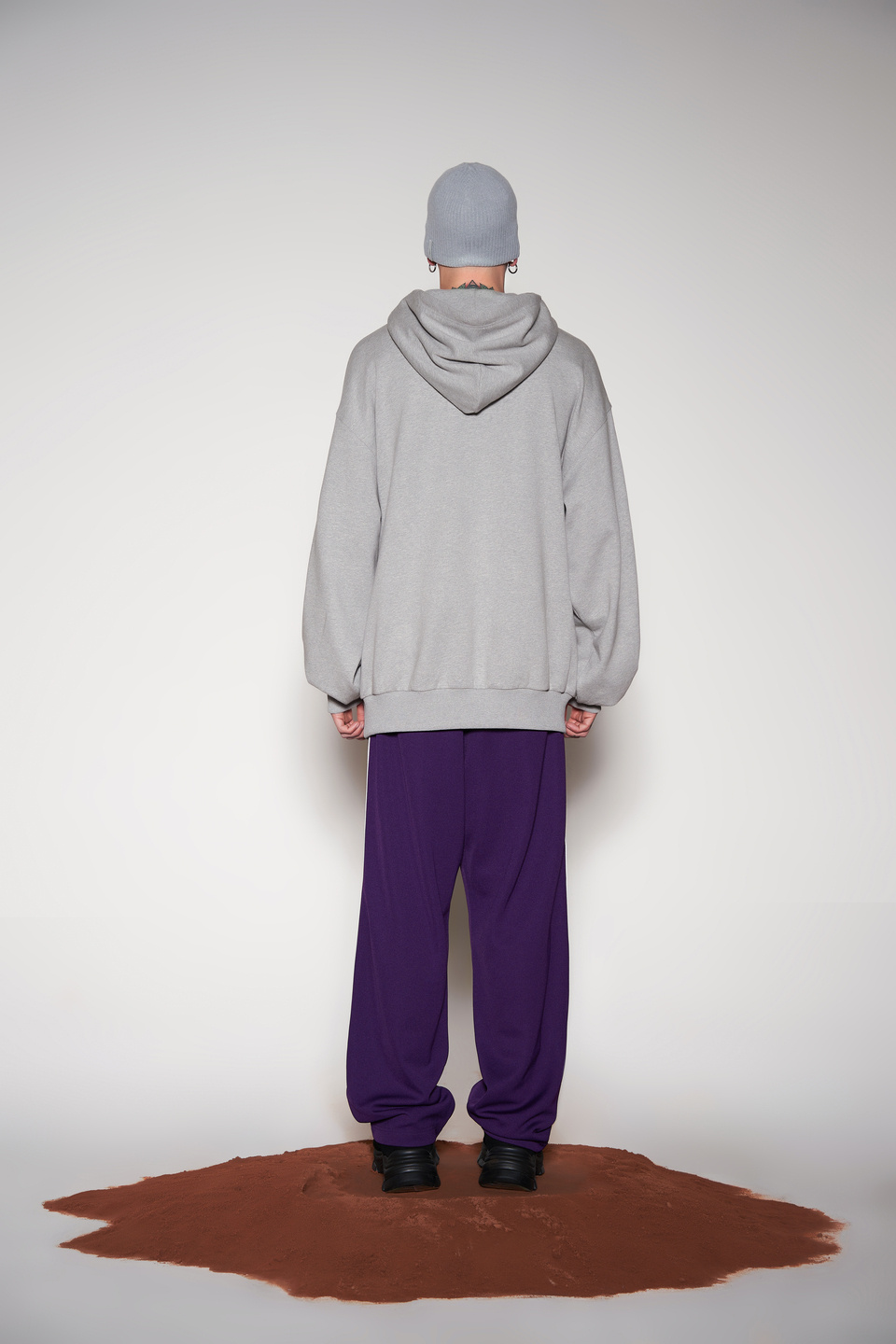 ☆NERDY☆ Racing Track Pants Dark Purple MUSINSA | NERDY Curved Wide Track Pants Dark Purple