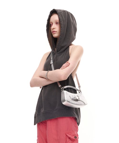 BELTED BROCLE_SMALL - SILVER