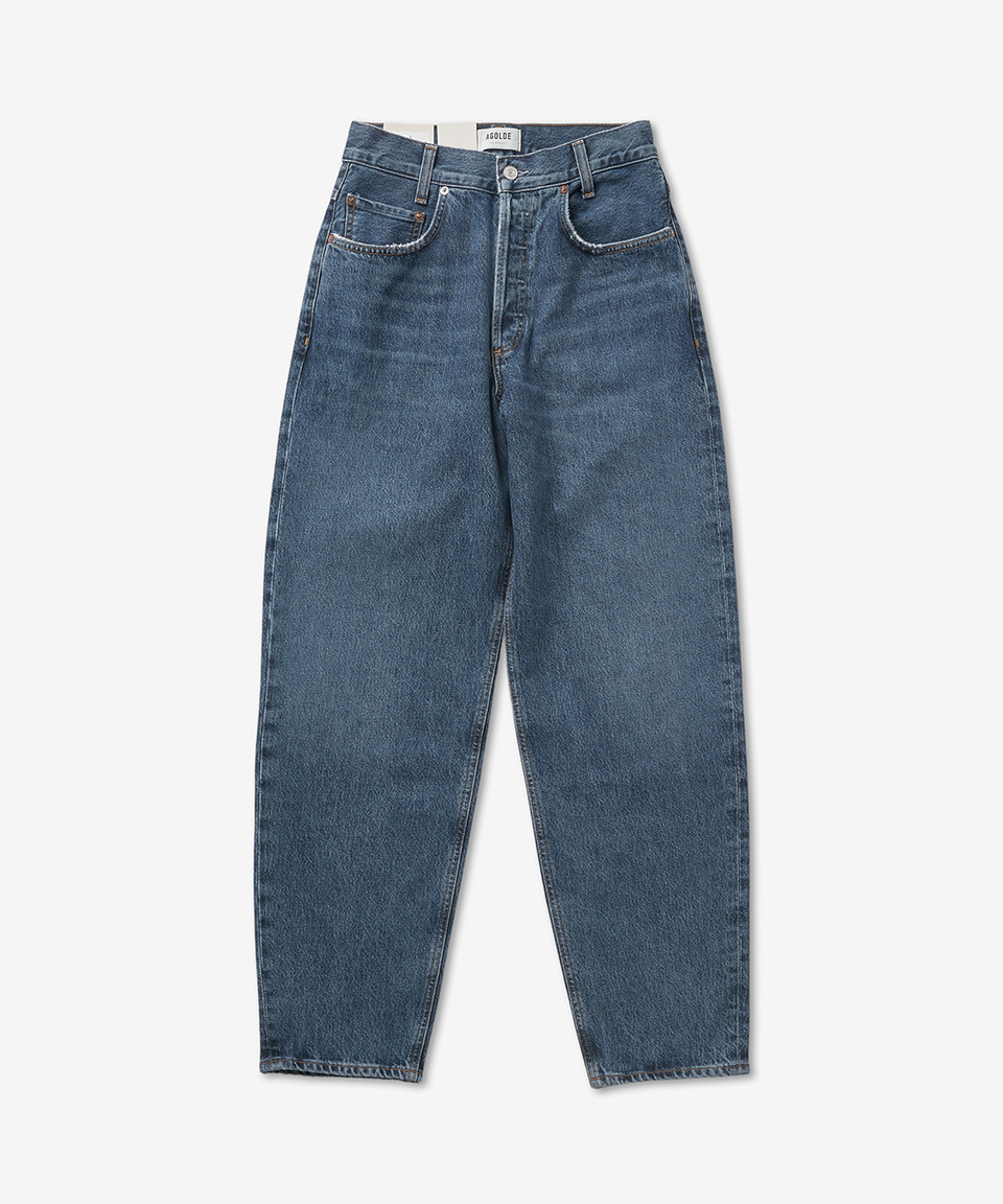 パンツ AGOLDE Tapered Exhaust Denim Pants Dark Indigo A183B1206OCOM MUSINSA | AGOLDE Tapered Baggy Denim Pants - Dark Indigo