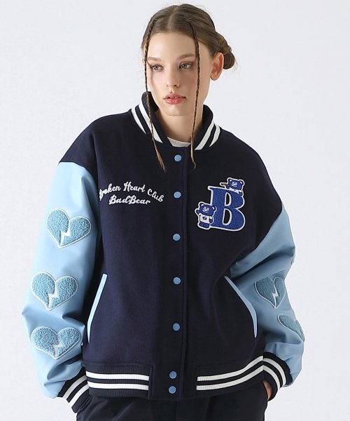 BadBear Varsity Jacket Navy