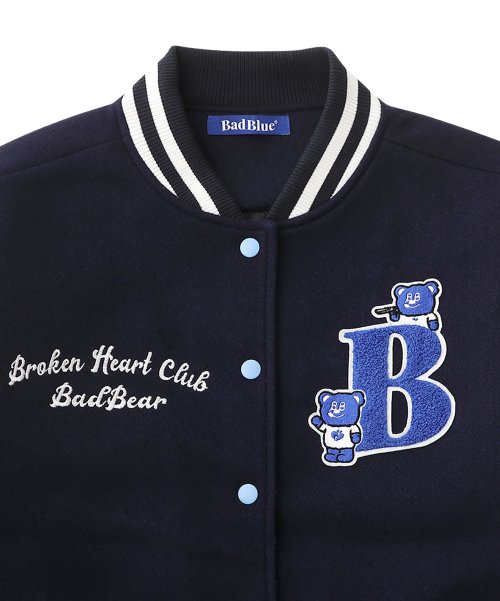 BadBear Varsity Jacket Navy