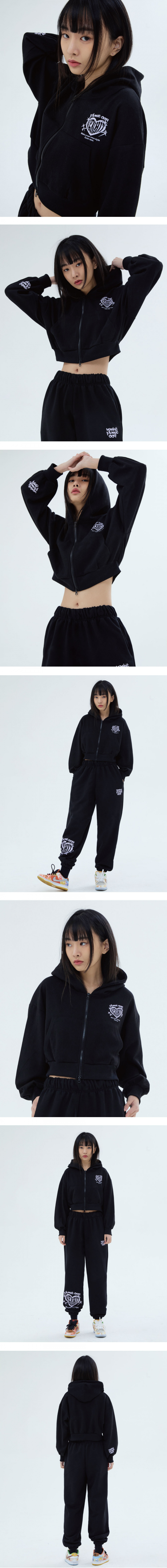 벤힛(VENHIT) PLANET 크롭 투웨이 후드집업