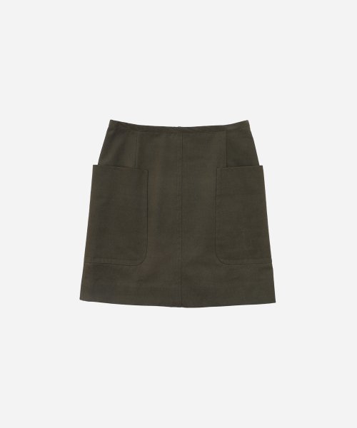 SAC 아웃포켓 스커트 카키 4W231Z001