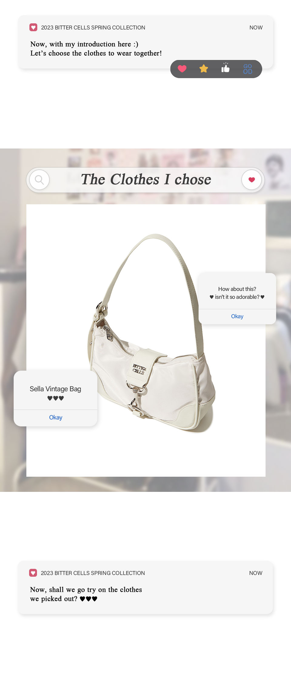 ◆BITTER CELLS◆Sella Vintage Bag 韓国人気 ◇BITTER CELLS◇Sella Vintage Bag 韓国人気 (BITTER CELLS