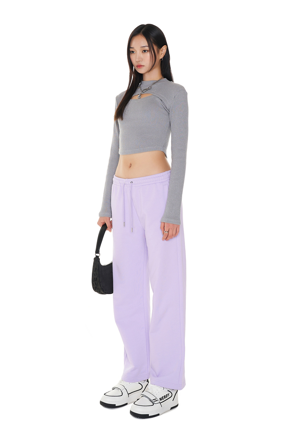[ NERDY ]★23SS★ESSENTIAL SWEATPANTS MUSINSA | NERDY Essential Sweatpants (23SS) Light Purple