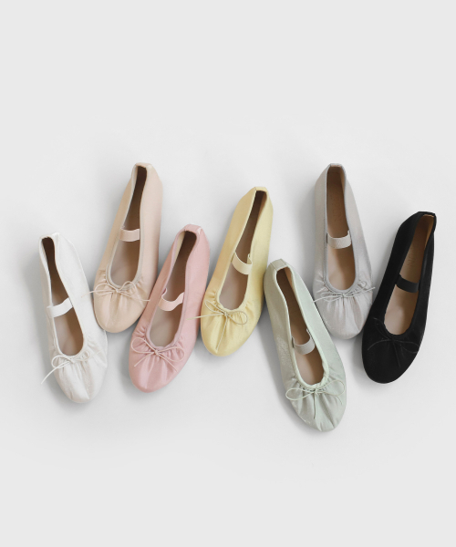 Kayla Satin Mary Jane Flats (1cm)