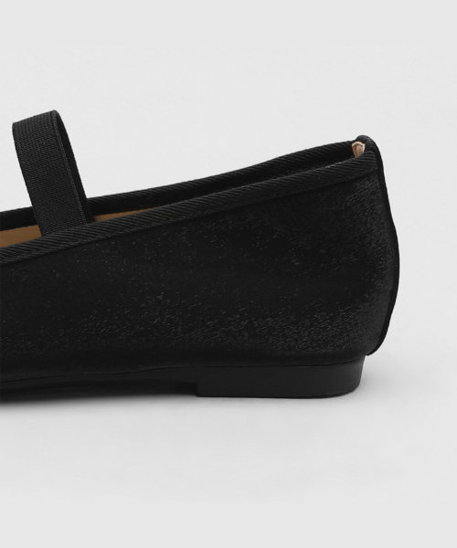 Kayla Satin Mary Jane Flats (1cm)