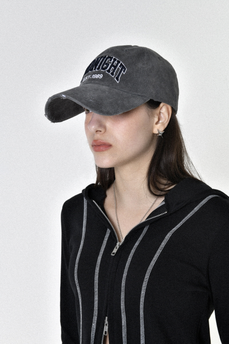【MIDNIGHT MOVE】韓国人気★ Damage Cap MUSINSA | MIDNIGHT MOVE damage cap (dark gray)