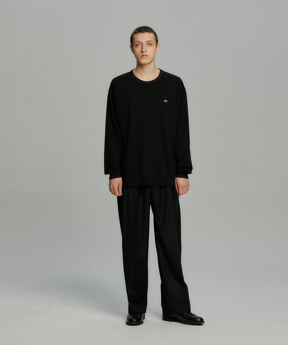 어나더 오피스(ANOTHER OFFICE) Santiago Slacks (Black) - 사이즈