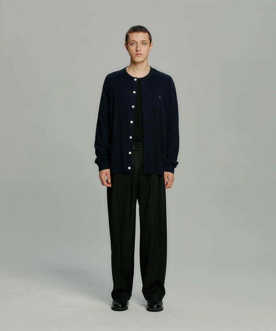 スーツ ANOTHER OFFICE / Santiago Slacks BLACK L AOESPT005BK_FT_02.jpg