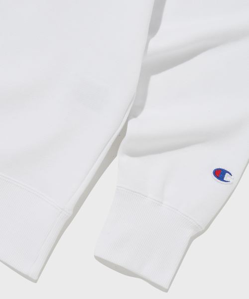 C로고 크루넥 스웨트셔츠 White