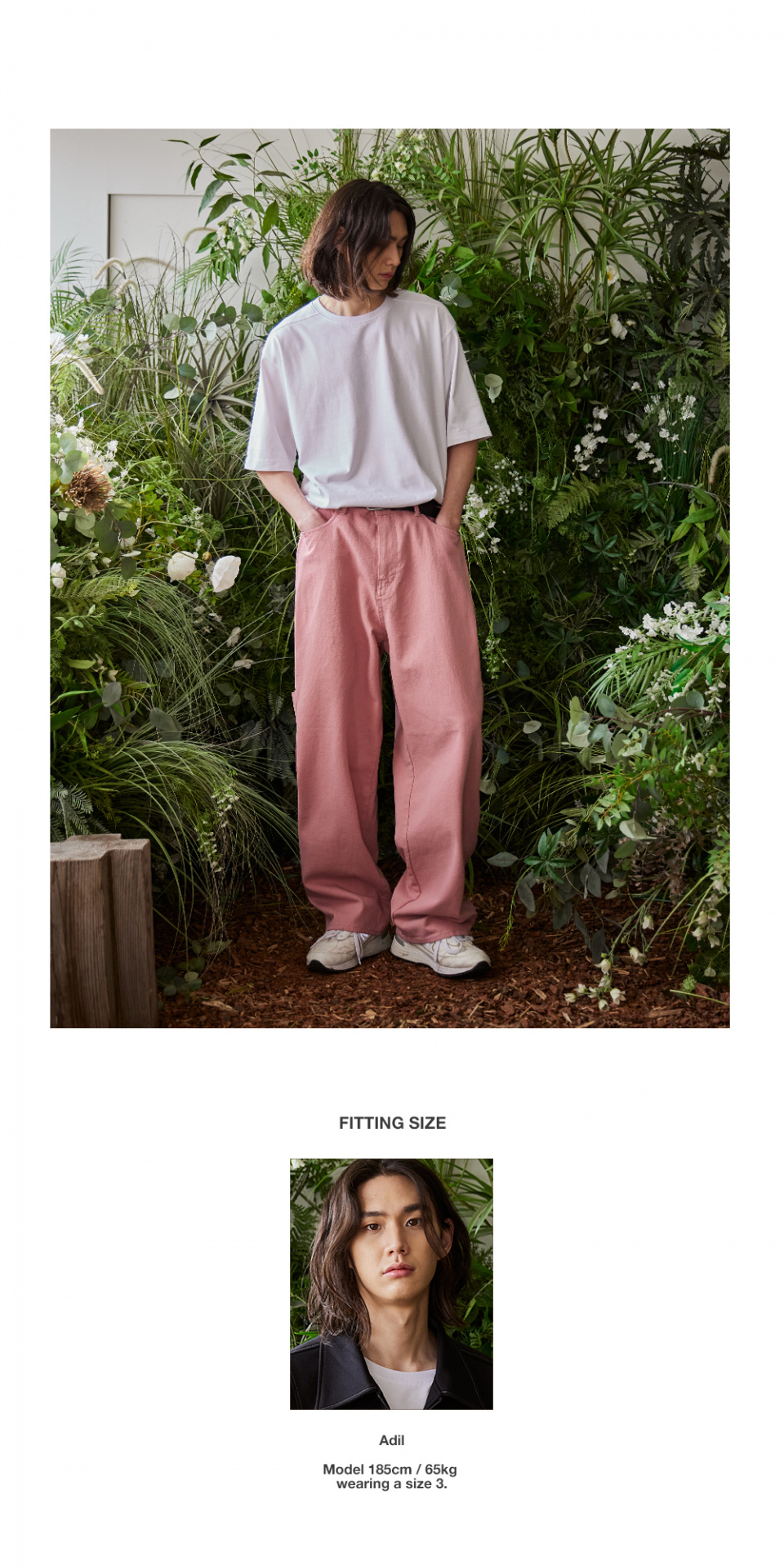 발루트(BALLUTE) CAPENTER SIDE TUCK PANTS (CHARM PINK)