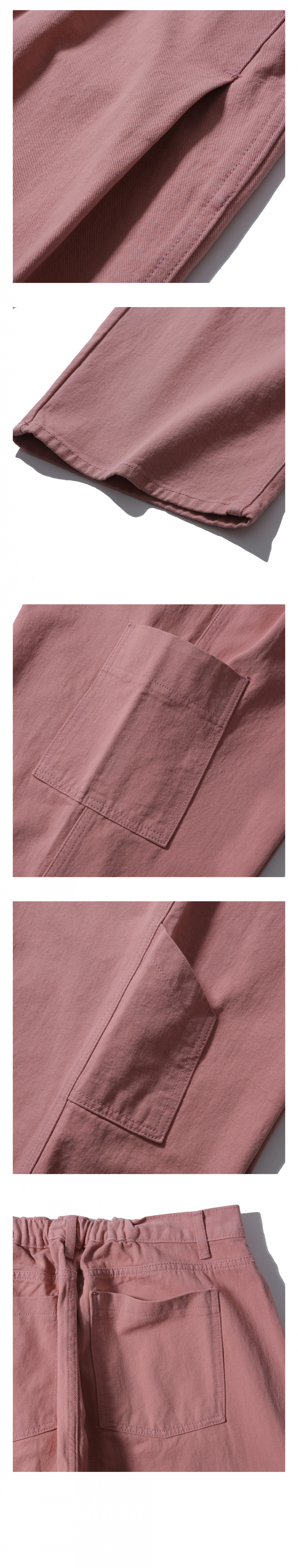 발루트(BALLUTE) CAPENTER SIDE TUCK PANTS (CHARM PINK)