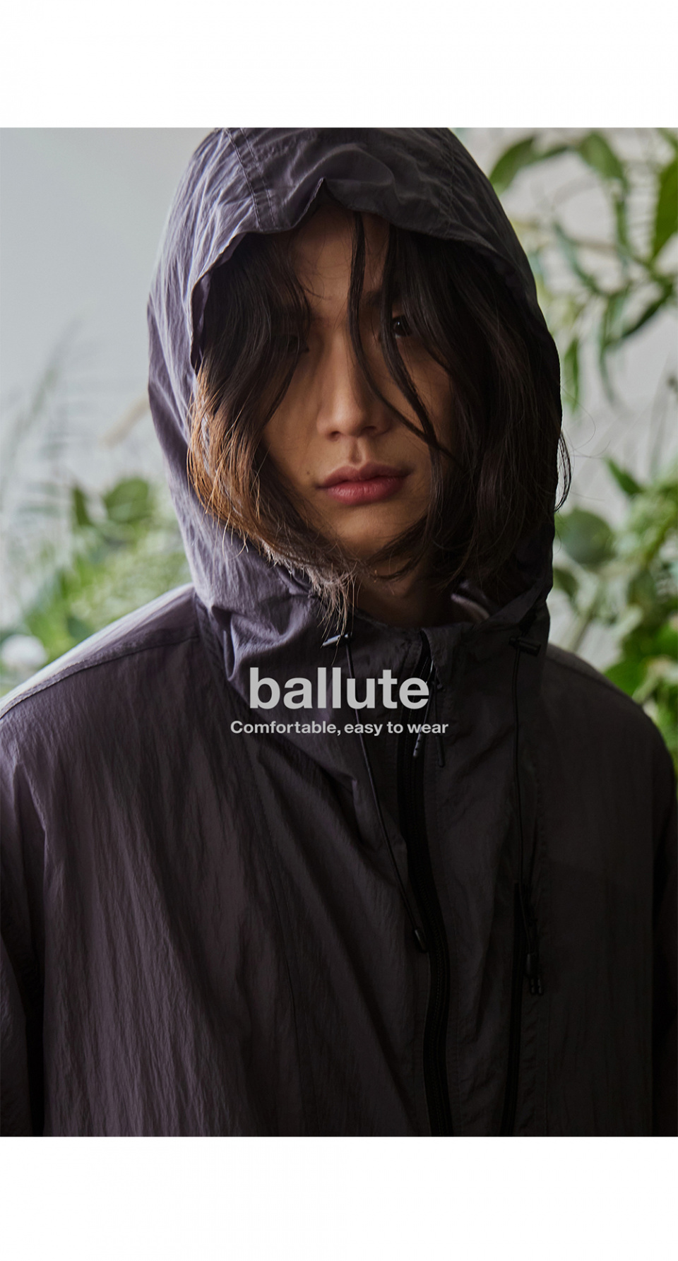 발루트(BALLUTE) CAPENTER SIDE TUCK PANTS (BLACK WASHED)