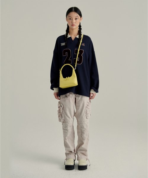 HOBO MINI + STRAP - lemon crinkle