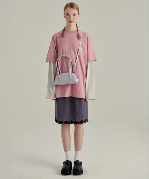 BESSETTE SHOULDER + STRAP - lilac crinkle