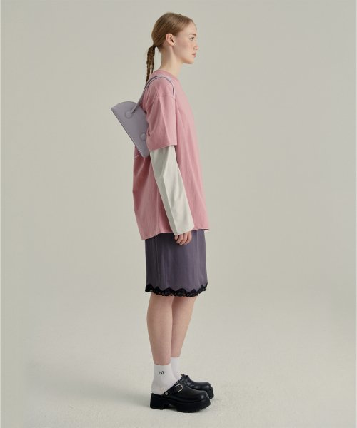 BESSETTE SHOULDER + STRAP - lilac crinkle