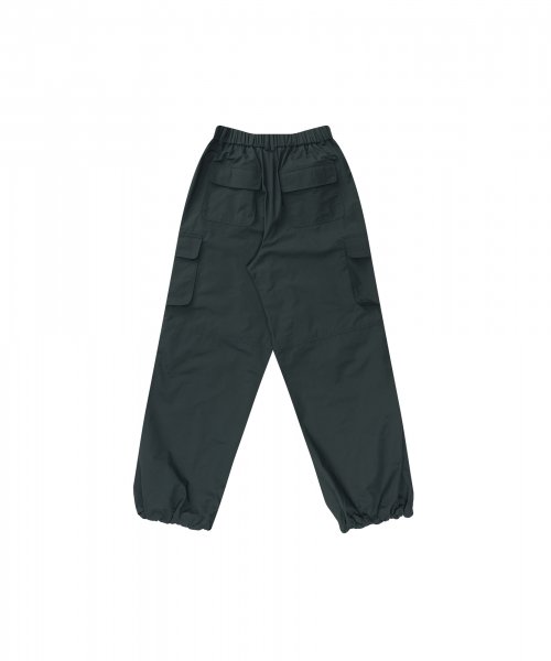 Knee Slit Cargo Pants (Green)