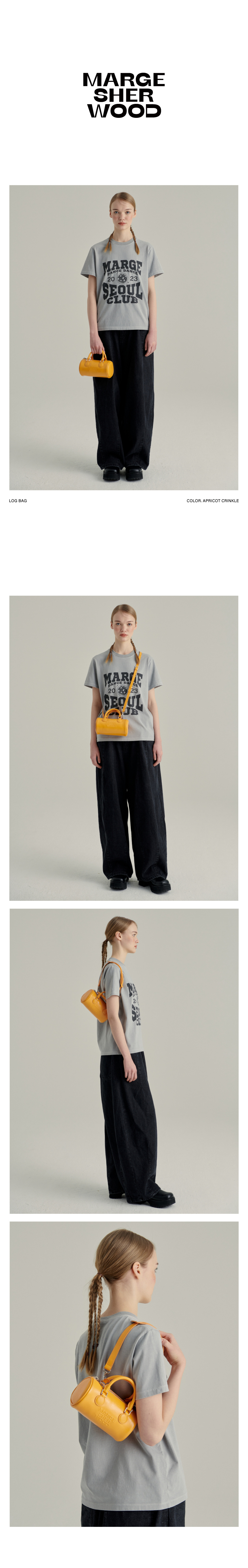 ☆MARGE SHERWOOD☆ LOG BAG apricot crinkle Designer fashion, Seoul-fully created | W Concept