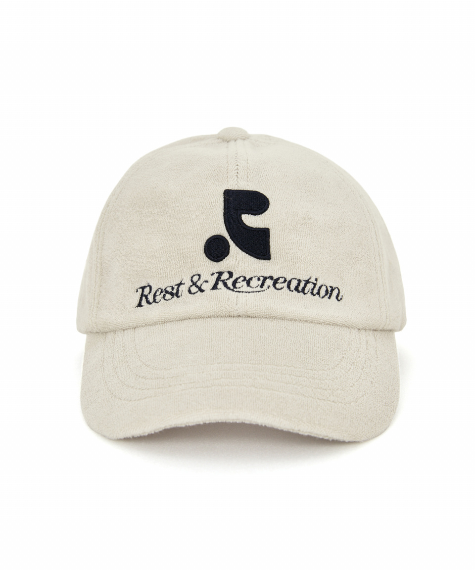 【REST&RECREATION】RR LOGO TERRY BALL CAP REST&RECREATION】RR LOGO TERRY BALL CAP Rest & Recreation RR