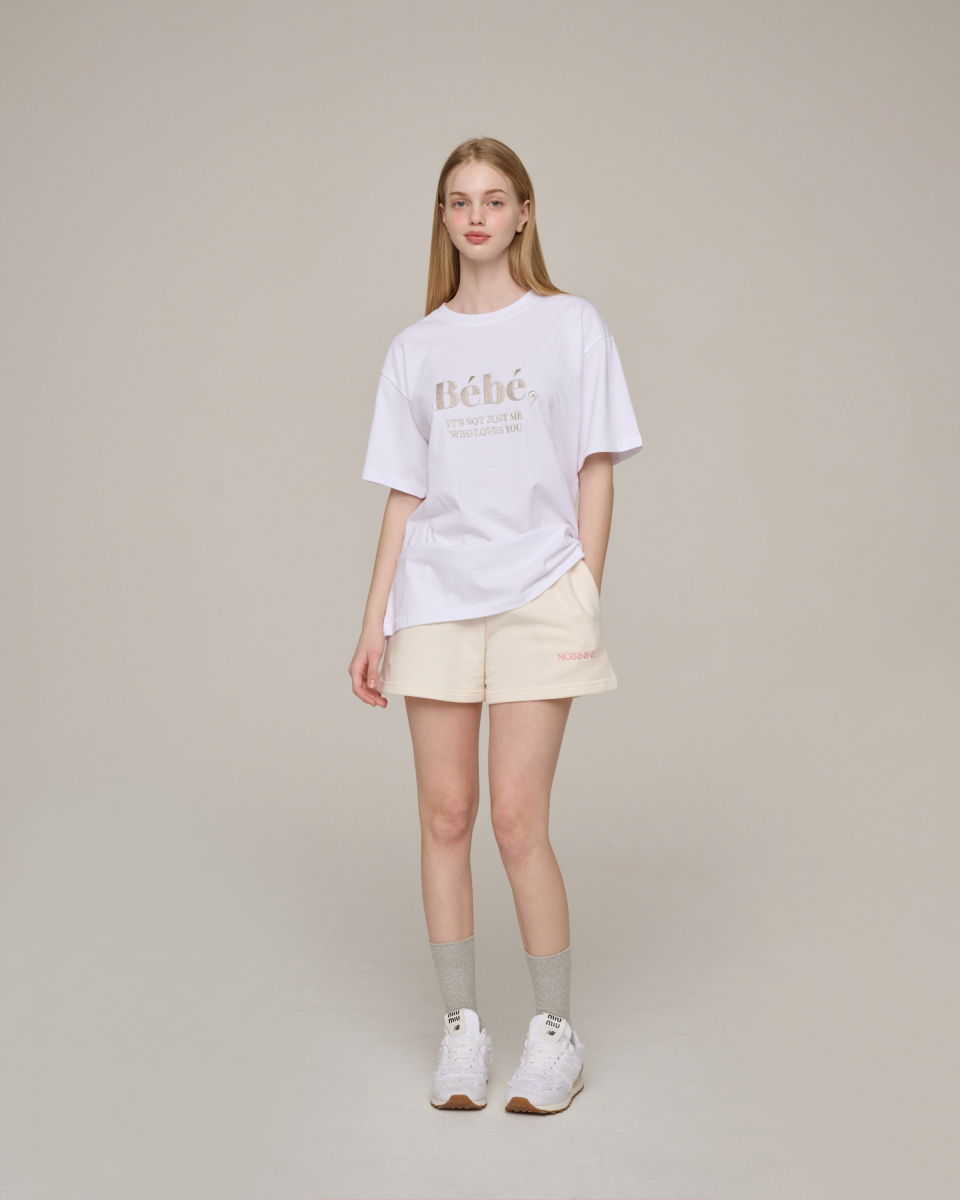 누아르나인(NOIRNINE) Bébé Unisex T-shirts [WHITE]
