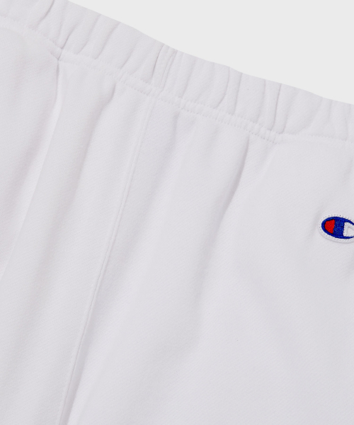 C로고 프렌치테리 밴딩 조거팬츠 White