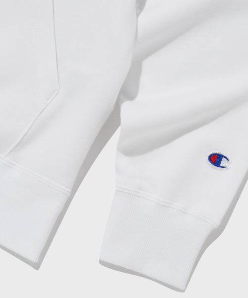 C로고 후드 티셔츠 White