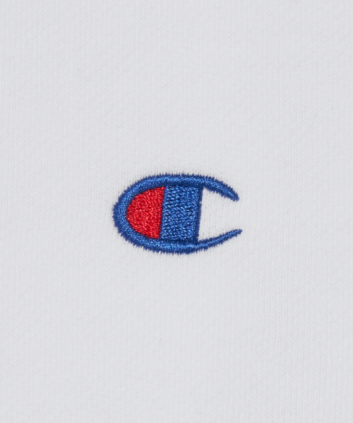 C로고 후드 집업 White