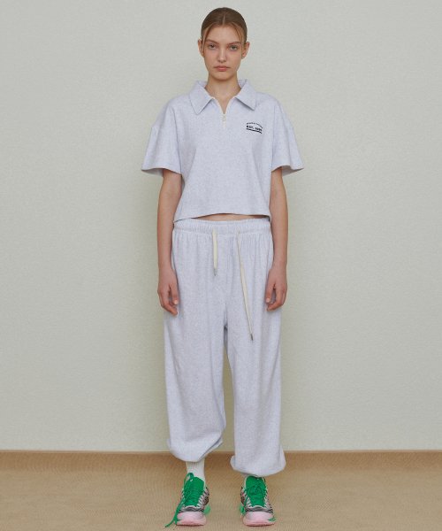 Tetti Zipup Top_Melange Gray