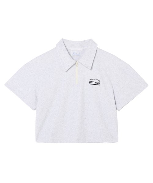 Tetti Zipup Top_Melange Gray