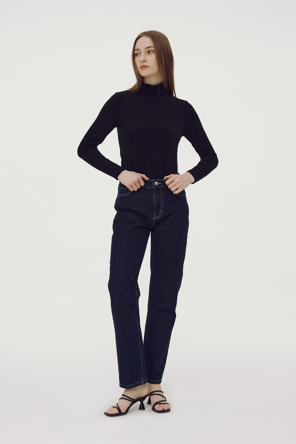 굿덴(GOODDEN) GDST08R Slim Straight Dark Blue - 사이즈 & 후기 | 무신사