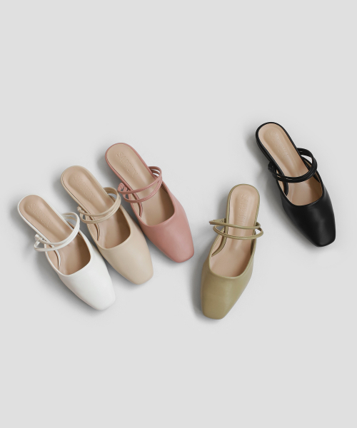 Hamelly Strap Mule Slippers (2cm)