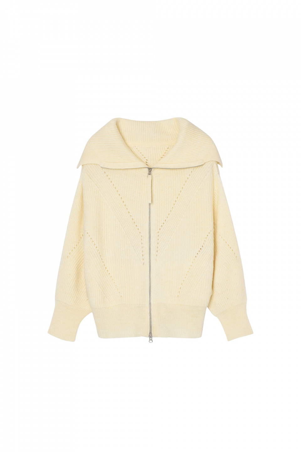 굿덴(GOODDEN) [GDCD01] Cardigan Ivory (Zip-up) - 사이즈 & 후기 | 무신사
