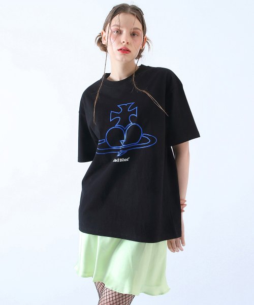 Broken Heart Tee Black