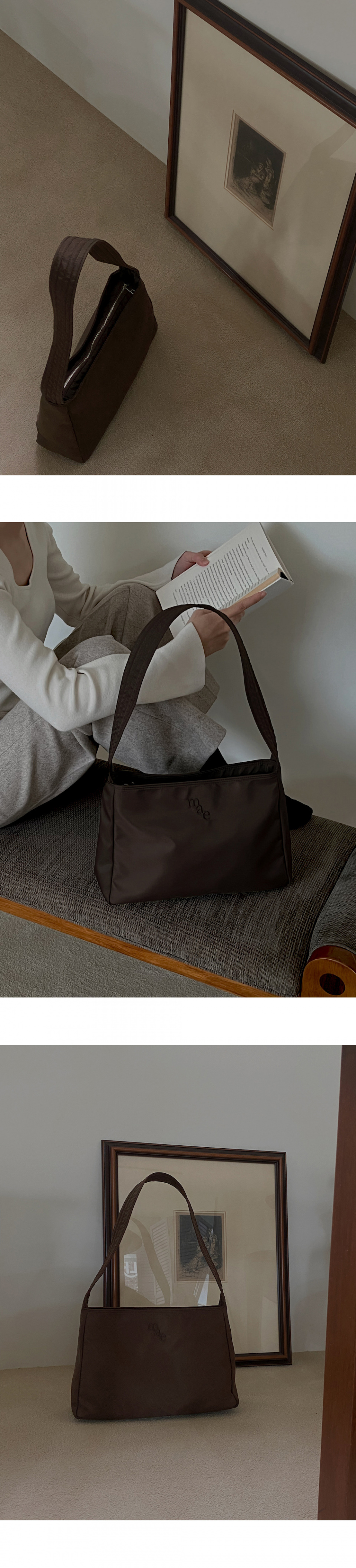 MUSINSA | MUCU AND EBONY Comfy Bag _ Dark Brown