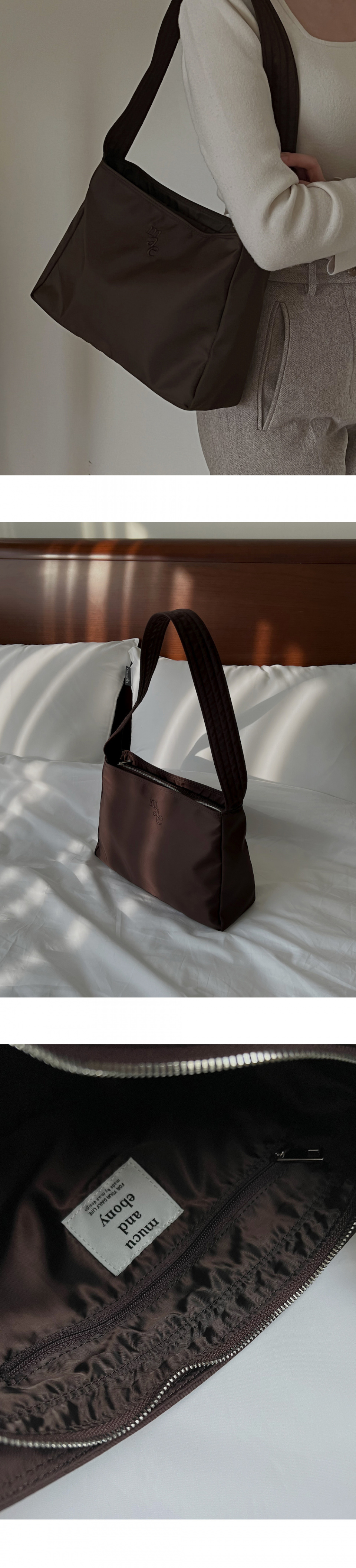 MUSINSA公式 | MUCU AND EBONY Comfy Bag Comfy Bag Dark Brown