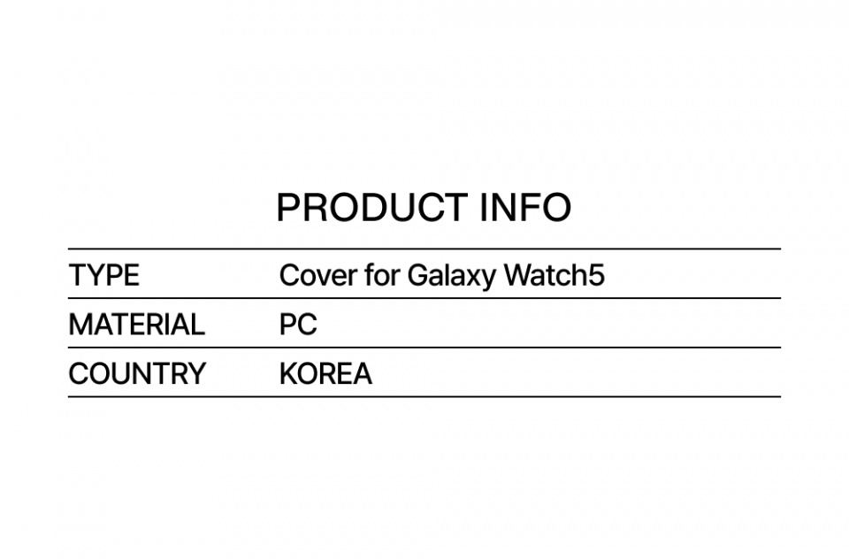 에스엘비에스(SLBS) 널디 워치커버 for Galaxy Watch