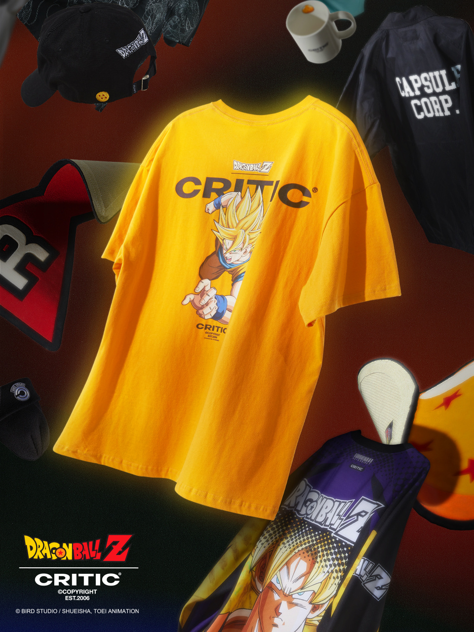 크리틱(CRITIC) CRITIC X DRAGONBALL GOKU RACING JERSEY PURPLE 