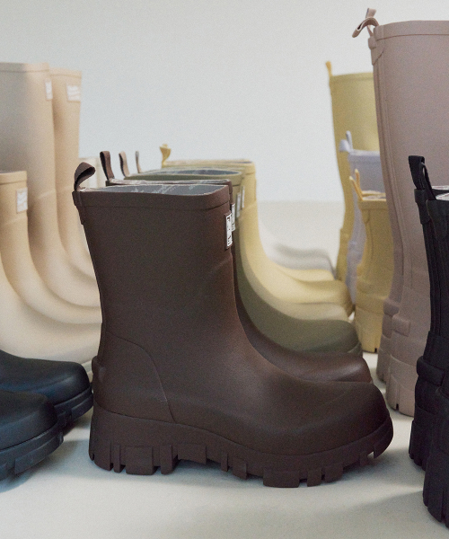 PLATFORM RAIN BOOTS MIDDLE - 4 colors
