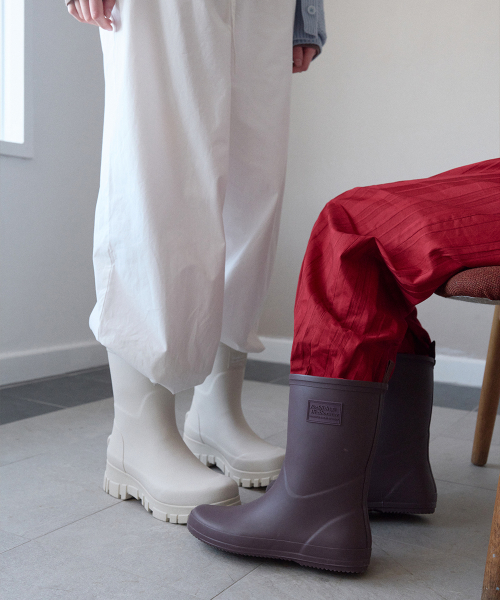 PLATFORM RAIN BOOTS MIDDLE - 4 colors