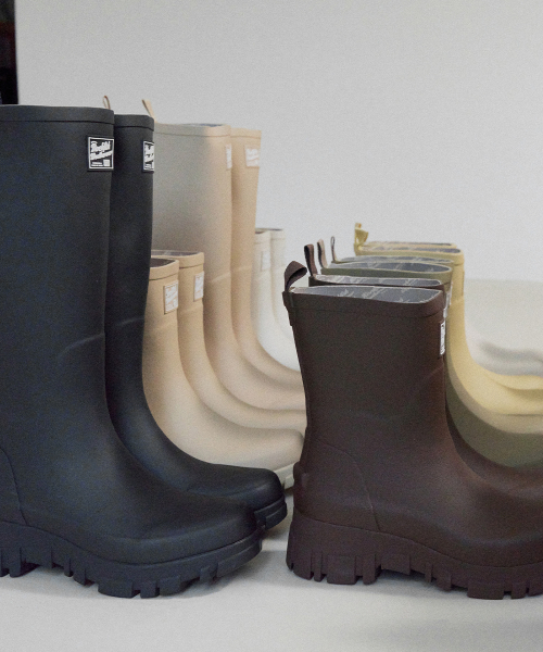 PLATFORM RAIN BOOTS LONG - 3 colors