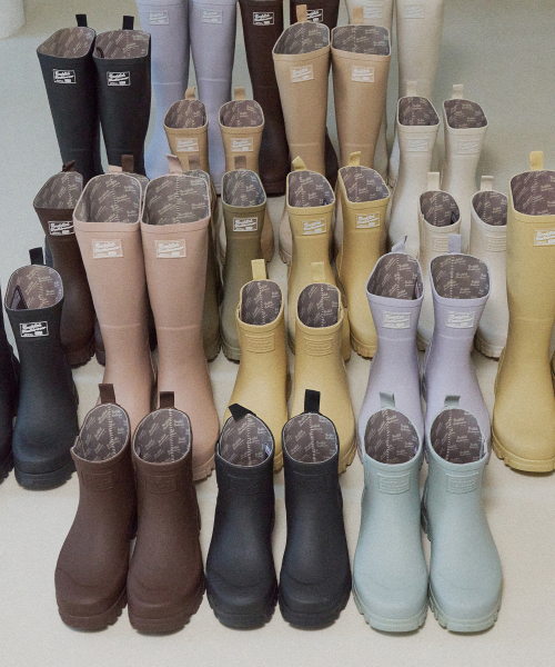 PLATFORM RAIN BOOTS LONG - 3 colors
